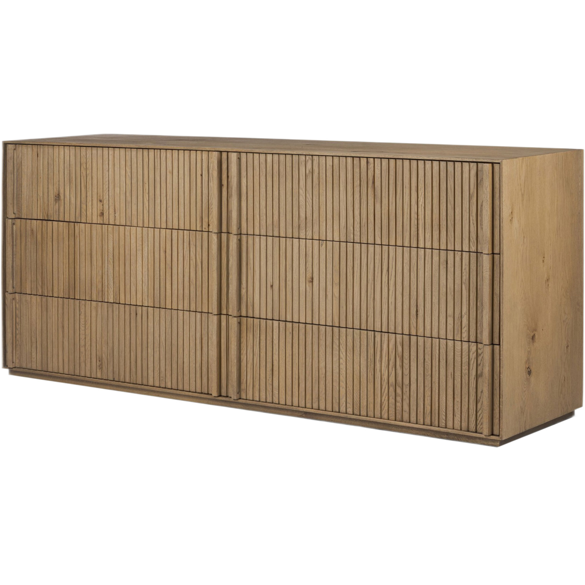 Maisie 6-Drawer Dresser, Rustic Light Natural Oak 1 Maisie 6-Drawer Dresser, Rustic Light Natural Oak