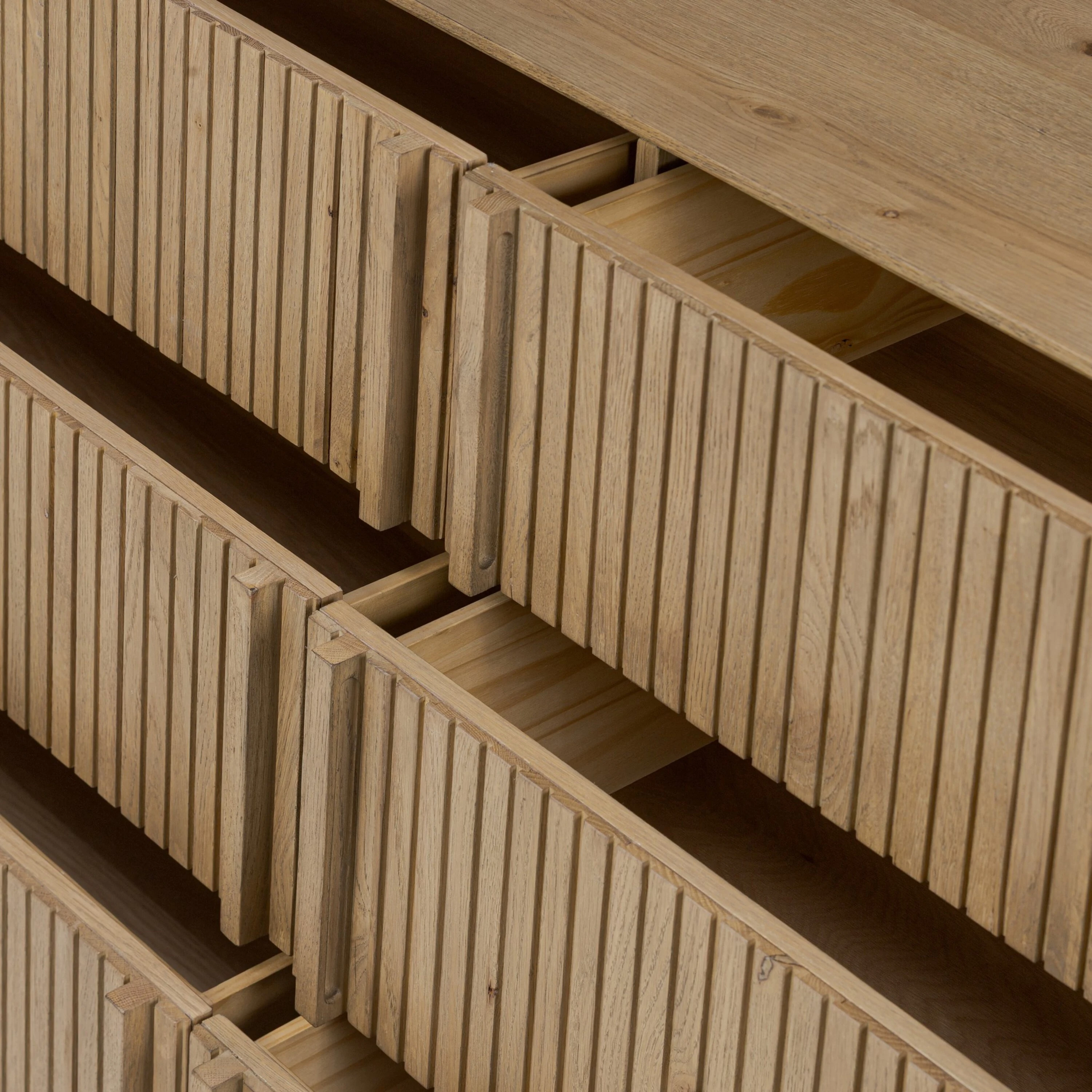 Maisie 6-Drawer Dresser, Rustic Light Natural Oak 13 Maisie 6-Drawer Dresser, Rustic Light Natural Oak