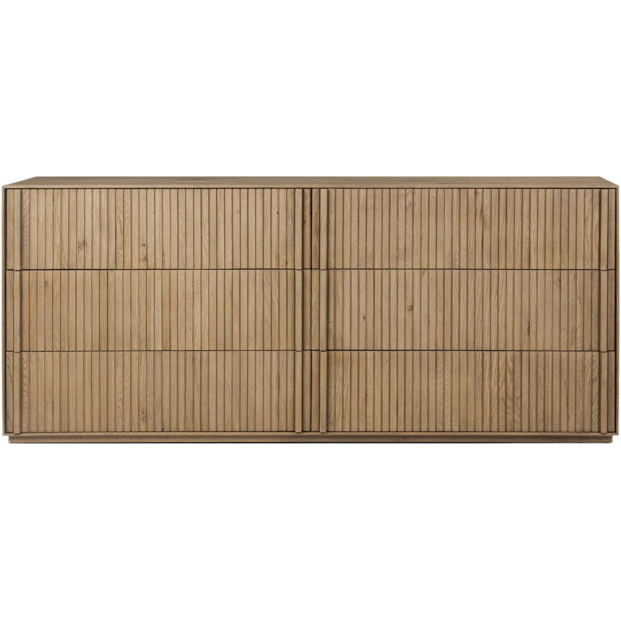 Maisie 6-Drawer Dresser, Rustic Light Natural Oak 3 Maisie 6-Drawer Dresser, Rustic Light Natural Oak