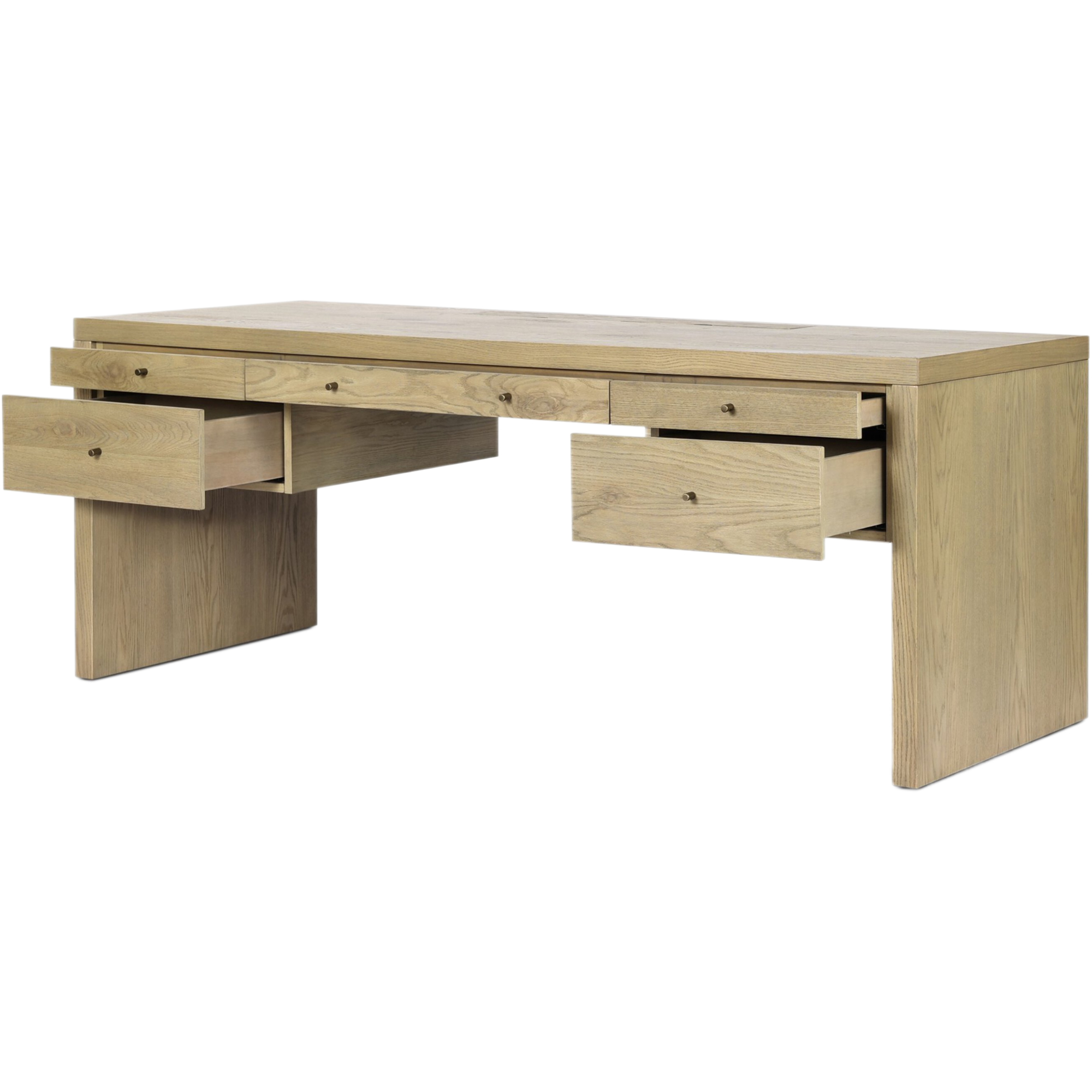 Hank Desk, Sandy Resawn Oak 4 Hank Desk, Sandy Resawn Oak