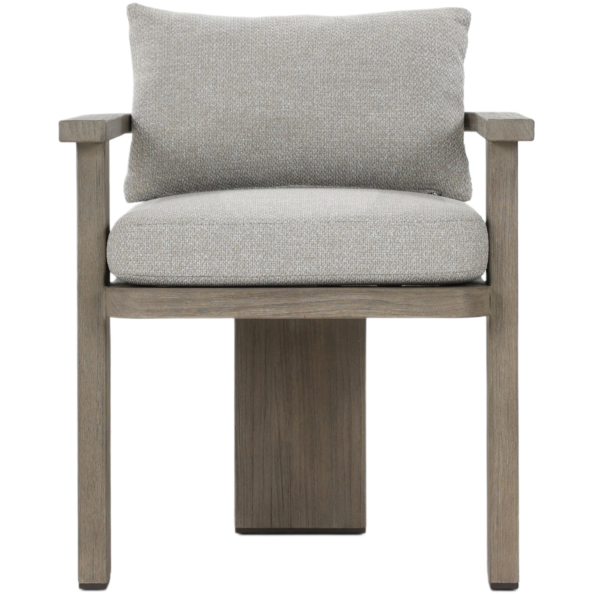 India Outdoor Teak Dining Armchair, Hayes Fog 3 India Outdoor Teak Dining Armchair, Hayes Fog