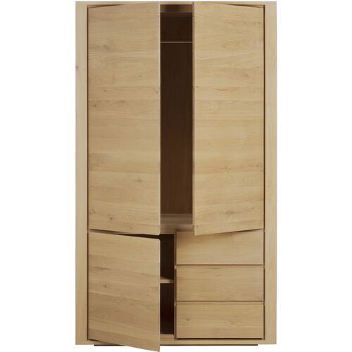 Shadow 3-Door/2-Drawer Dresser, Oak 4 Shadow 3-Door/2-Drawer Dresser, Oak