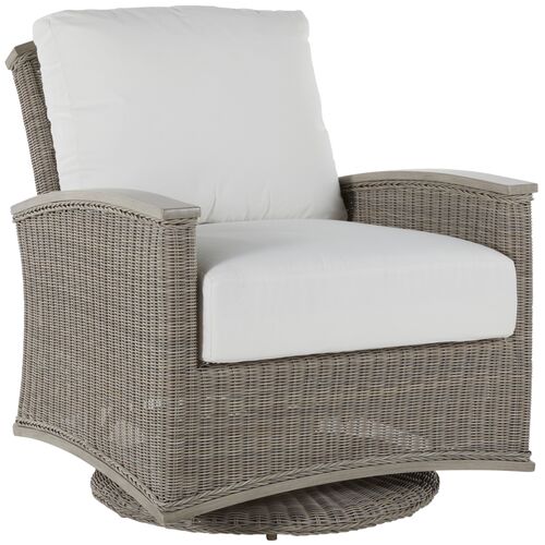 Astoria Outdoor Woven Wicker Swivel Glider 1 Astoria Outdoor Woven Wicker Swivel Glider