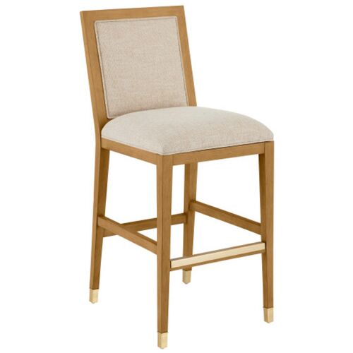 Santos Performance Fabric Rattan Bar Stool 1 Santos Performance Fabric Rattan Bar Stool