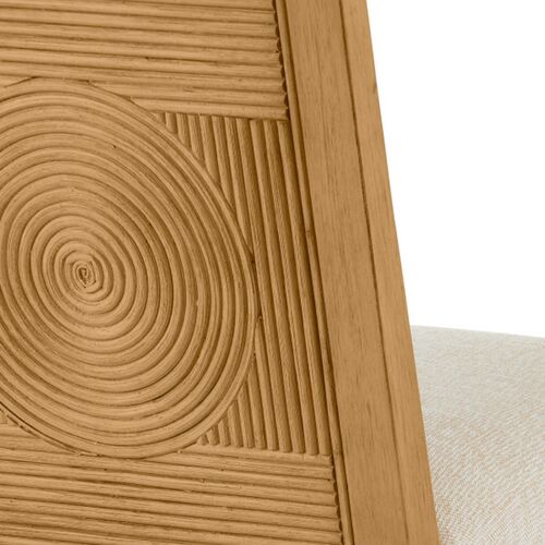 Santos Performance Fabric Rattan Bar Stool 2 Santos Performance Fabric Rattan Bar Stool