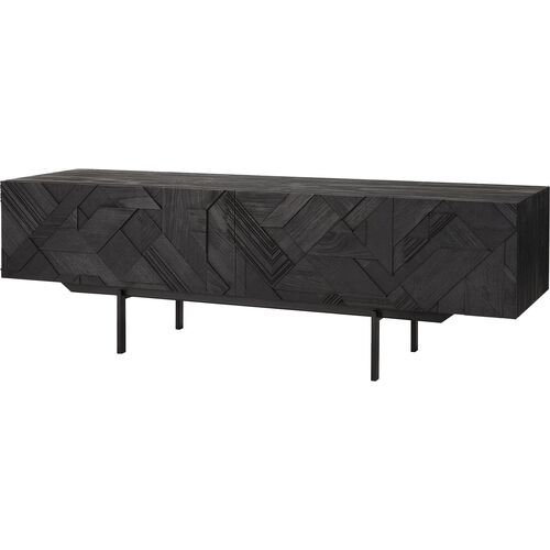 Graphic TV Cupboard, Black 1 Graphic TV Cupboard, Black