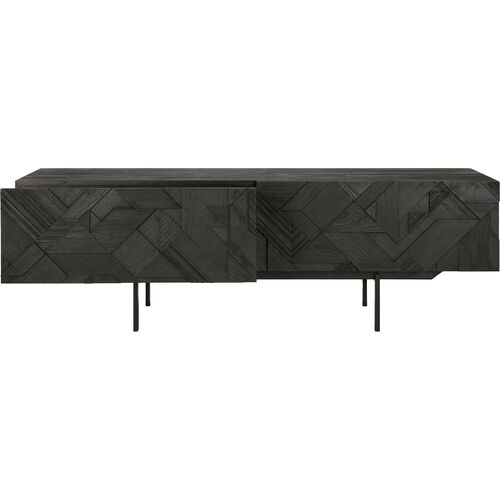 Graphic TV Cupboard, Black 4 Graphic TV Cupboard, Black