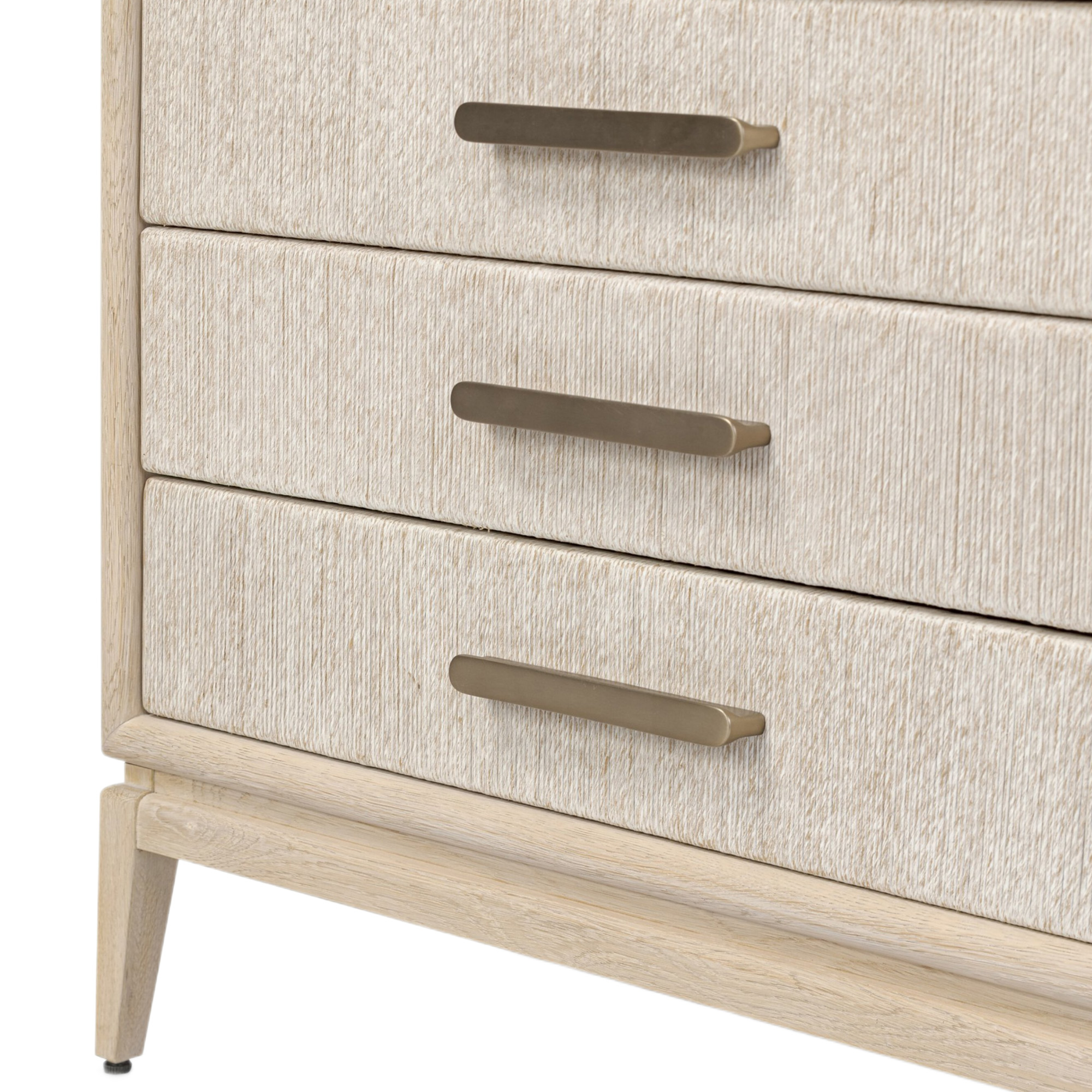 Tiv 3-Drawer Woven Paper Cord Nightstand 13 Tiv 3-Drawer Woven Paper Cord Nightstand