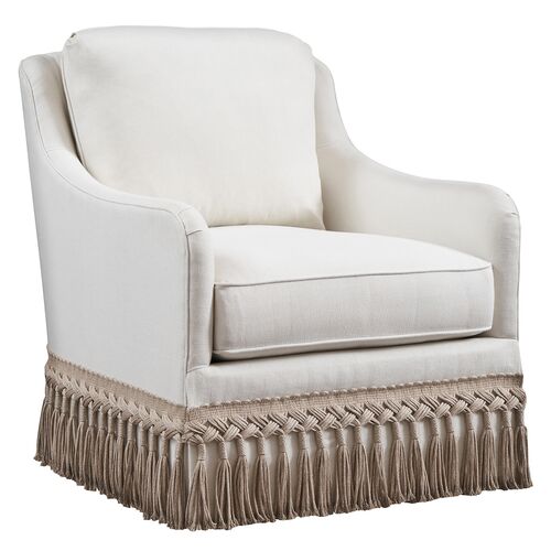 Salt Creek Swivel Chair, Cream 1 Salt Creek Swivel Chair, Cream