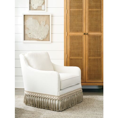 Salt Creek Swivel Chair, Cream 3 Salt Creek Swivel Chair, Cream