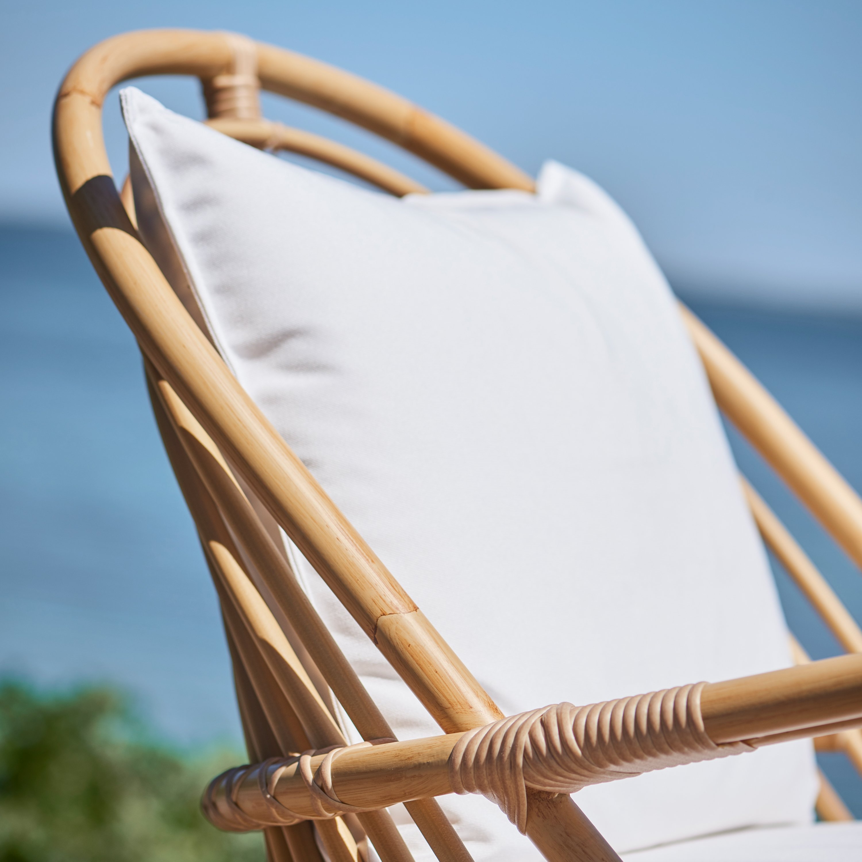 Arne Outdoor Chair, Natural/Seagull 2 Arne Outdoor Chair, Natural/Seagull