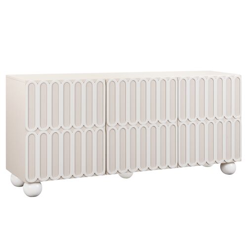 Zuri Motif Buffet, Taupe