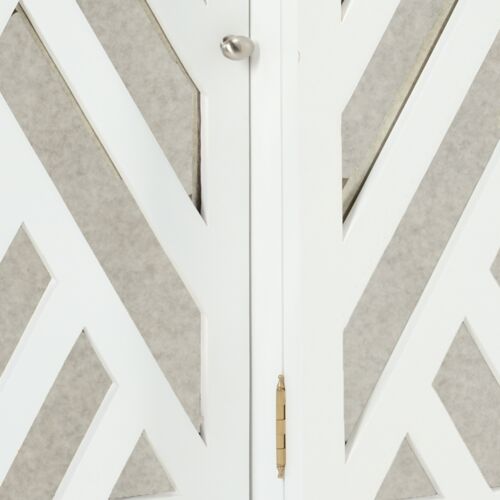 Tidewater Mirrored Cabinet, White 2 Tidewater Mirrored Cabinet, White