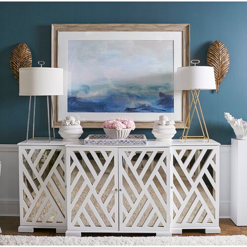 Tidewater Mirrored Cabinet, White 5 Tidewater Mirrored Cabinet, White