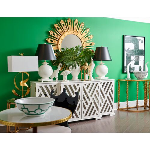 Tidewater Mirrored Cabinet, White 6 Tidewater Mirrored Cabinet, White