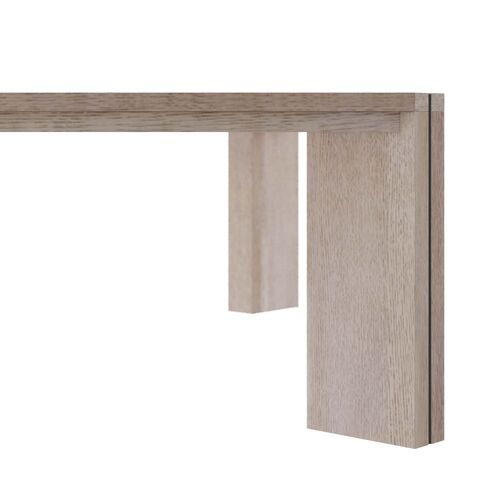 Vancouver Square Oak Cocktail Table, Smoke Gray 5 Vancouver Square Oak Cocktail Table, Smoke Gray