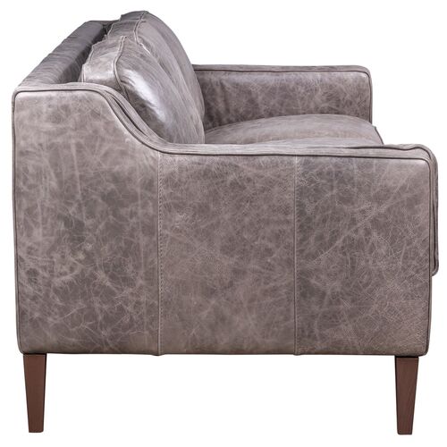 Sedgwick Leather Sofa, Venerando Smoke 3 Sedgwick Leather Sofa, Venerando Smoke