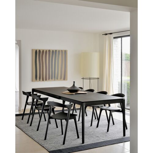 Bok Extendable Dining Table, Black 8 Bok Extendable Dining Table, Black