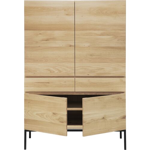 Ligna 4-Door Cupboard, Oak 6 Ligna 4-Door Cupboard, Oak