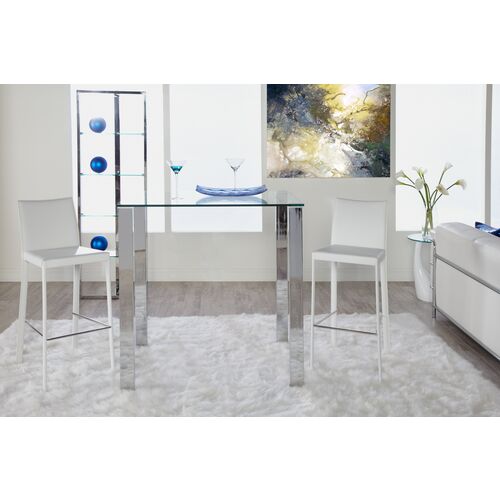 S/2 Callen Barstools, White 6 S/2 Callen Barstools, White