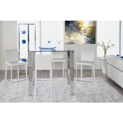 S/2 Callen Barstools, White 7 S/2 Callen Barstools, White