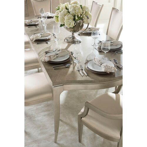 Nadette Dining Table, Taupe 3 Nadette Dining Table, Taupe