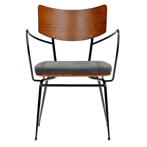 S/2 Marcos Armchairs, Dark Gray 2 S/2 Marcos Armchairs, Dark Gray