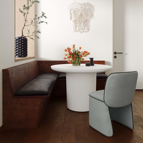 Nolen Velvet Dining Chair, Grey 6 Nolen Velvet Dining Chair, Grey