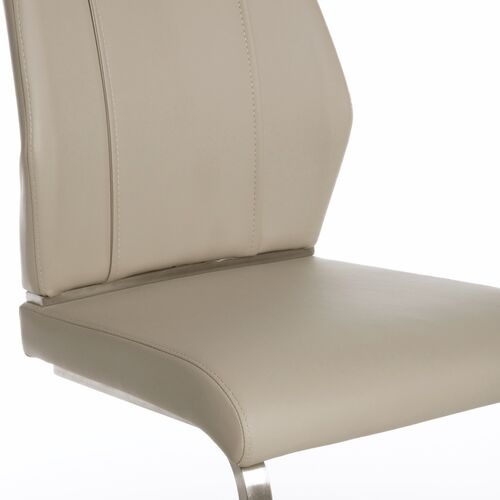 S/2 Serenade Side Chairs, Leatherette 6 S/2 Serenade Side Chairs, Leatherette