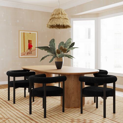 Delilah Oval Dining Table, Natural Ash 2 Delilah Oval Dining Table, Natural Ash