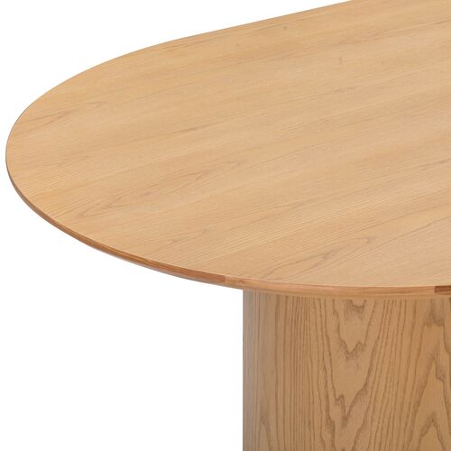 Delilah Oval Dining Table, Natural Ash 6 Delilah Oval Dining Table, Natural Ash