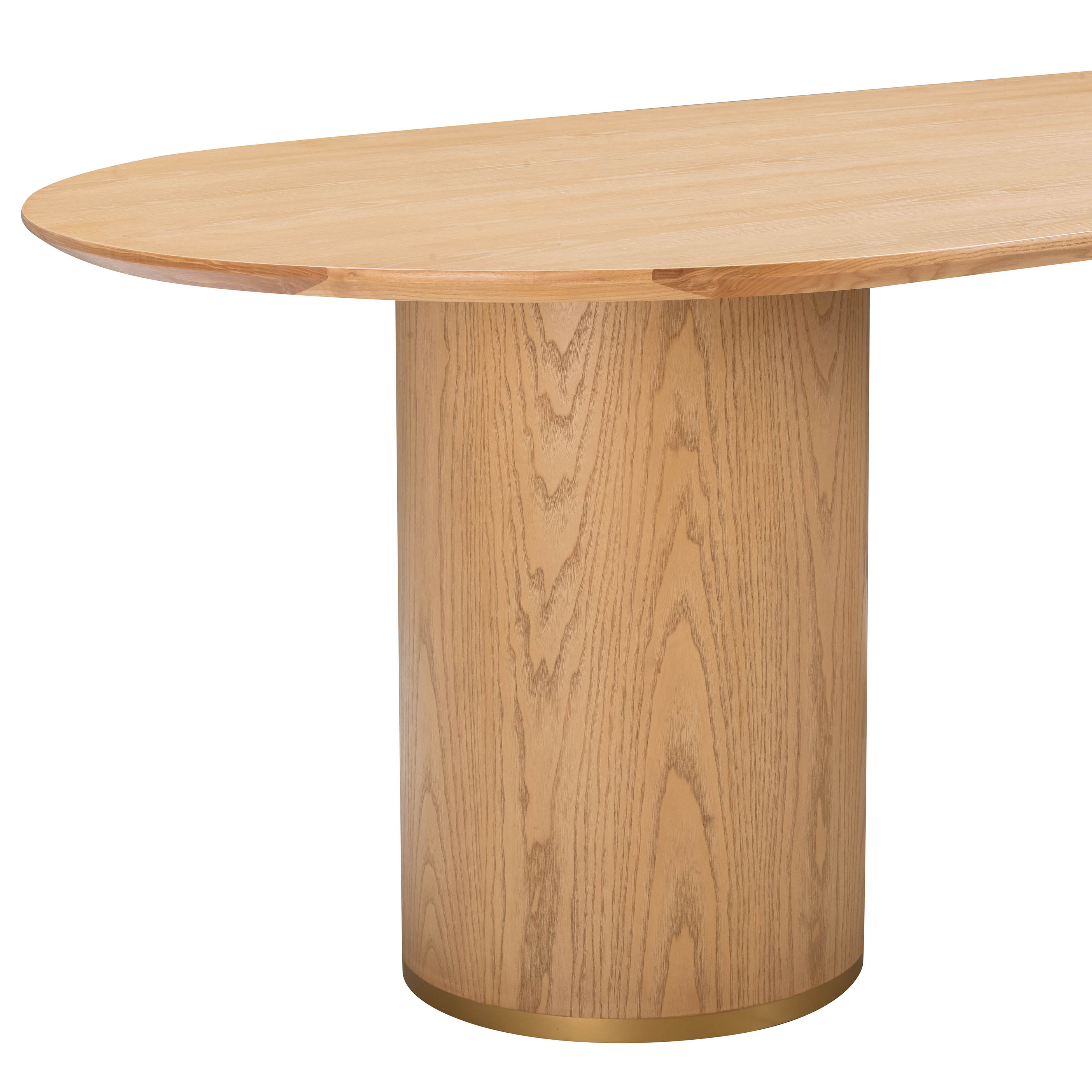 Delilah Oval Dining Table, Natural Ash 8 Delilah Oval Dining Table, Natural Ash