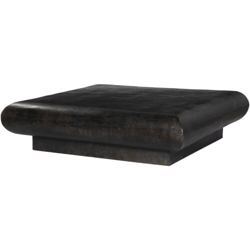 Xander Outdoor Coffee Table, Distressed Bronze 1 Xander Outdoor Coffee Table, Distressed Bronze