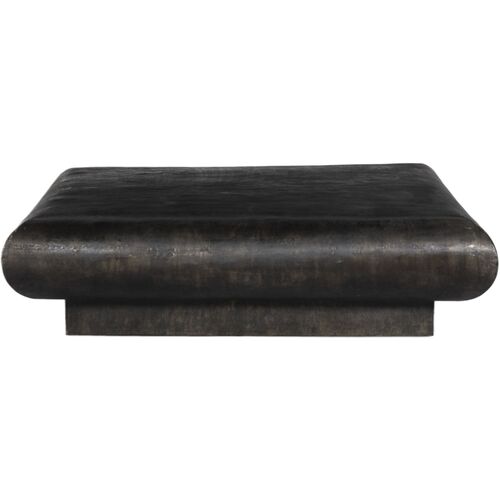 Xander Outdoor Coffee Table, Distressed Bronze 3 Xander Outdoor Coffee Table, Distressed Bronze