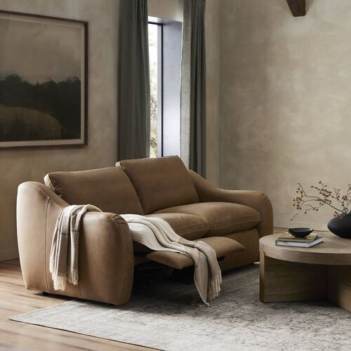 Santino Leather Power Recliner 2-Piece Sectional Sofa, Palermo Drift 7 Santino Leather Power Recliner 2-Piece Sectional Sofa, Palermo Drift