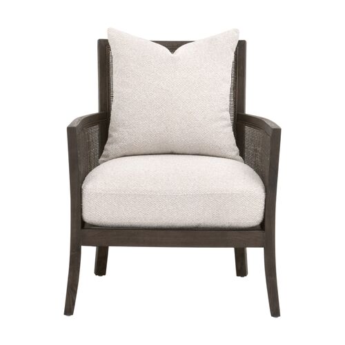Kynara Rattan Club Chair, Matte Brown/Natural Performance 2 Kynara Rattan Club Chair, Matte Brown/Natural Performance
