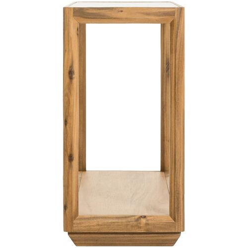 Xylara 55" Acacia/Glass Console Table, Natural 3 Xylara 55" Acacia/Glass Console Table, Natural
