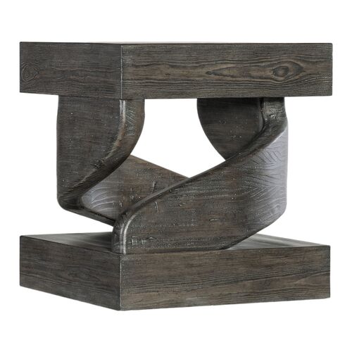 Commerce & Market Twisted End Table, Brown 1 Commerce & Market Twisted End Table, Brown