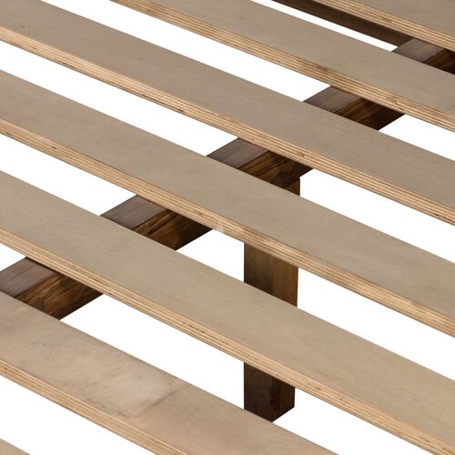 Fresno Fluted Bed, Terra Brown Oak 11 Fresno Fluted Bed, Terra Brown Oak