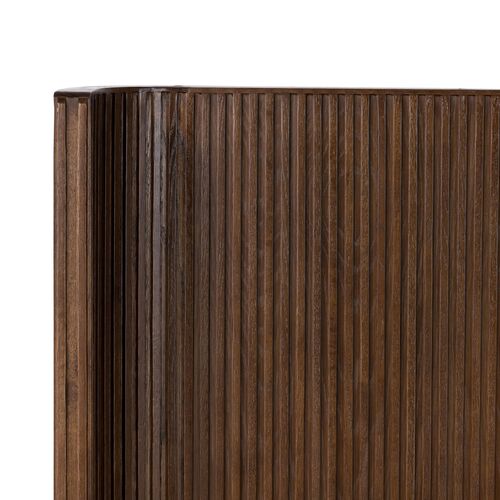 Fresno Fluted Bed, Terra Brown Oak 6 Fresno Fluted Bed, Terra Brown Oak