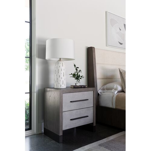 Bowen 2-Drawer Nightstand, Weathered Oak 6 Bowen 2-Drawer Nightstand, Weathered Oak