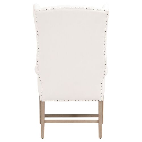 Milly Wingback Armchair, Pearl Performance 4 Milly Wingback Armchair, Pearl Performance