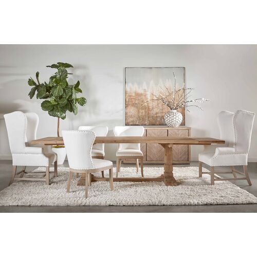 Milly Wingback Armchair, Pearl Performance 9 Milly Wingback Armchair, Pearl Performance