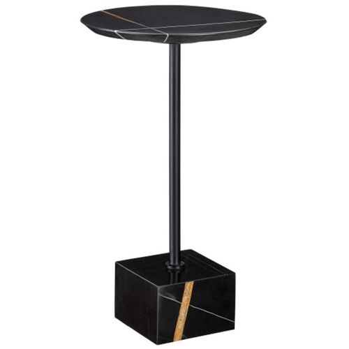 Prado Marble Drinks Table, Black 1 Prado Marble Drinks Table, Black