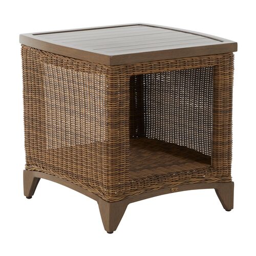 Astoria Outdoor Woven Wicker End Table
