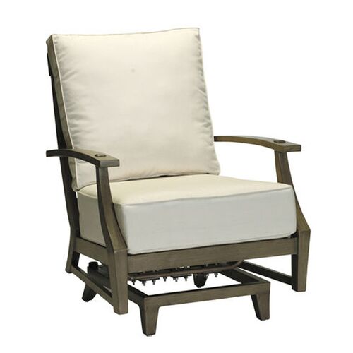 Croquet Outdoor Aluminum Spring Lounge Chair, Slate Grey 1 Croquet Outdoor Aluminum Spring Lounge Chair, Slate Grey