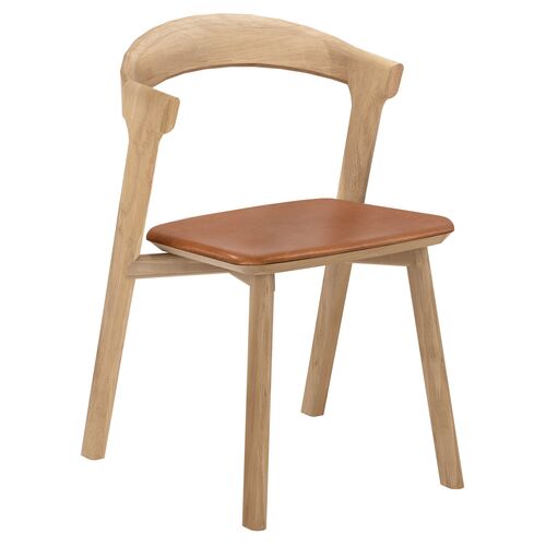 Bok Side Chair, Oak/Cognac Leather 1 Bok Side Chair, Oak/Cognac Leather