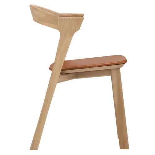 Bok Side Chair, Oak/Cognac Leather 4 Bok Side Chair, Oak/Cognac Leather