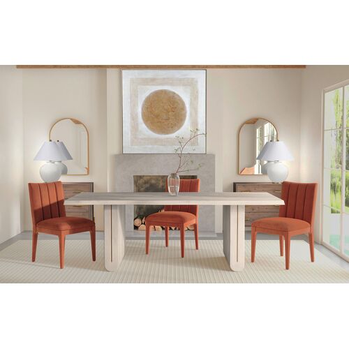 Azriel 88" Rectangular Dining Table, White Wash 2 Azriel 88" Rectangular Dining Table, White Wash