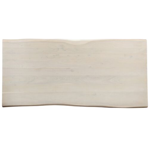 Azriel 88" Rectangular Dining Table, White Wash 5 Azriel 88" Rectangular Dining Table, White Wash